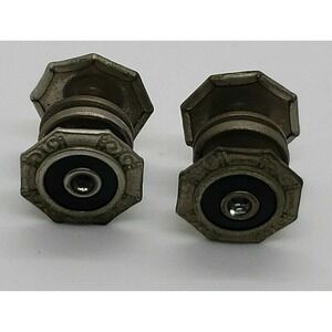 Vintage Art Deco COBSLINK snap cuff links silver/diamond/‎ onyx style